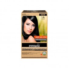 Aromaganic 天然有机草本染发膏染发剂 1.0N-黑色（安全无毒 不含PPD）